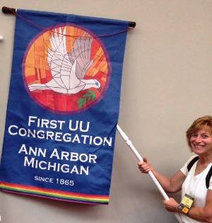 First UU Ann Arbor banner