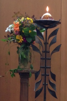 chalice and flowers