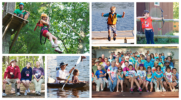 Family Camp Collage