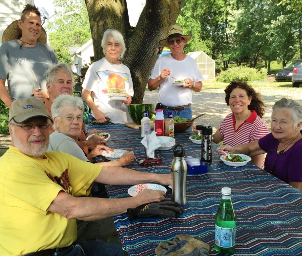 Break time at the Farm Project, summer 2016